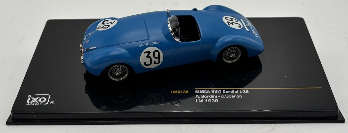 IXO Models LMC130 1:43 LM 1939 Simca Huit Gordini #39 LN