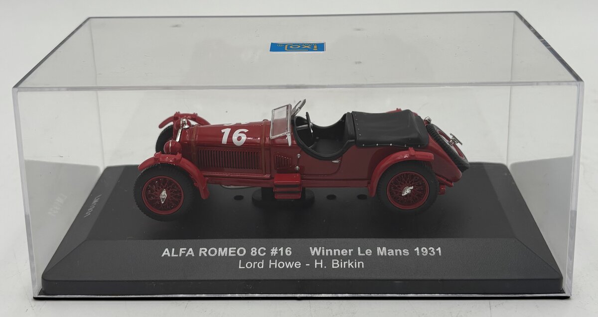 IXO LM1931 1:43 Diecast Alfa Romeo 8C #16 Winner Le Mans 1931 LN