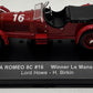 IXO LM1931 1:43 Diecast Alfa Romeo 8C #16 Winner Le Mans 1931 LN