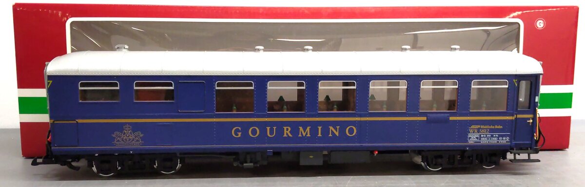 LGB 30520 G RhB Gourmino Dining Car #WR 3812 EX/Box