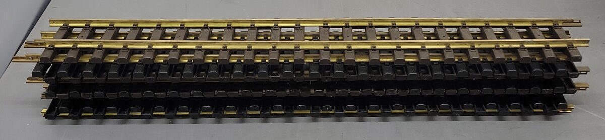 Aristo-Craft 11060 G Euro Brass 2' Straight Track Sections (7) VG