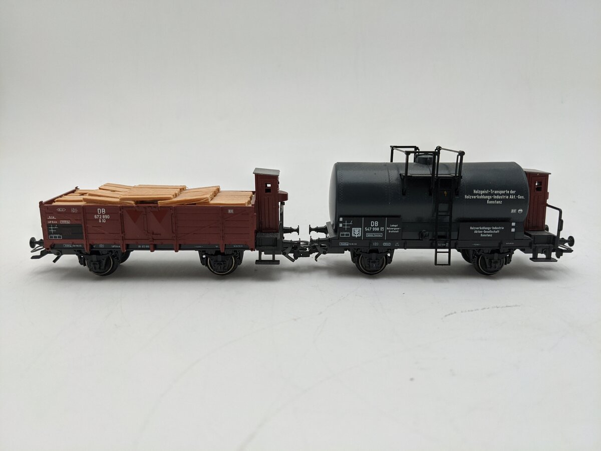 Marklin 46823 HO Scale Wood Spirits Carburetor Car Set EX