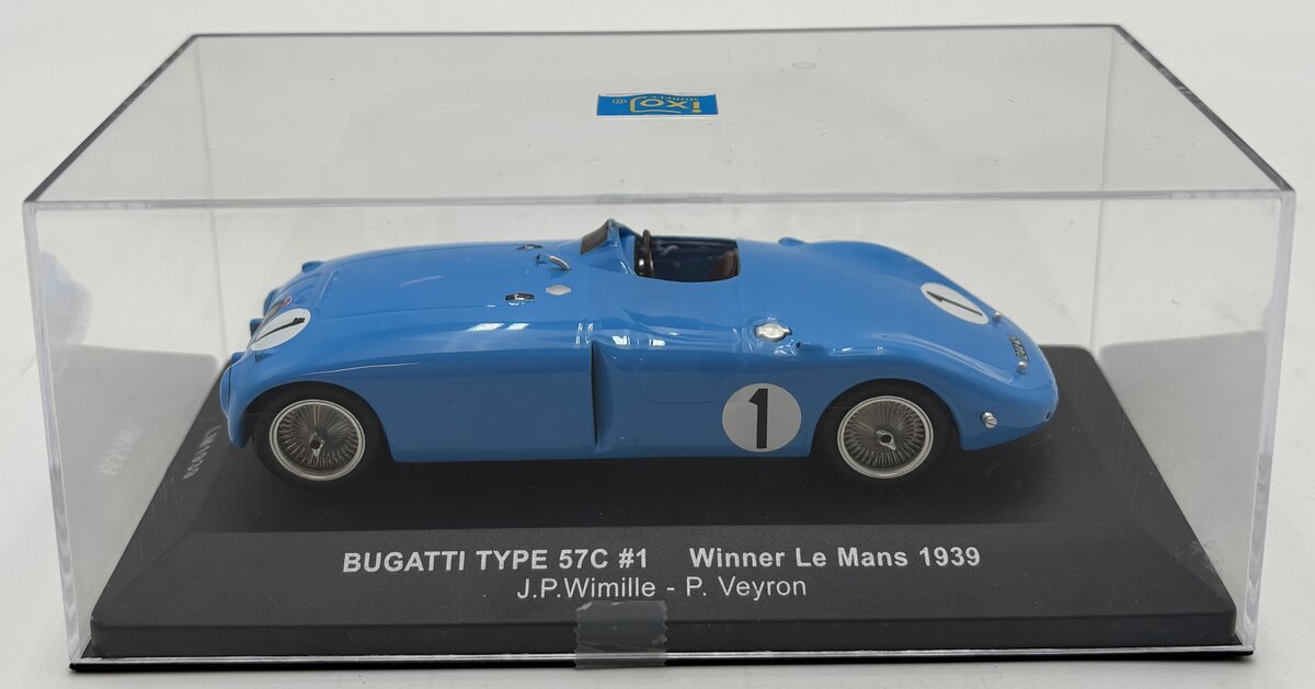 IXO Models LM1939 1:43 Bugatti Type 57C #1 Winner Le Mans 1939 LN
