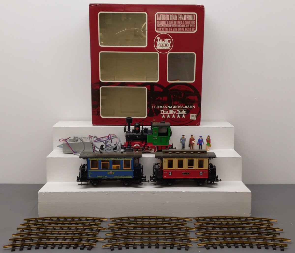 LGB 20301 G Scale Steam Passenger Train Set #2 EX/Box