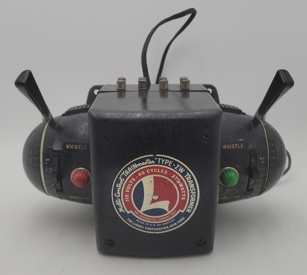 Lionel ZW Vintage O Gauge Trainmaster 275 Watt Transformer with Whistle