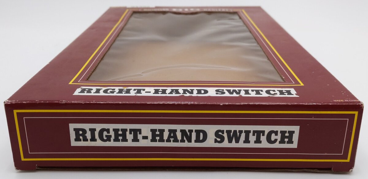 Bachmann 94352 G Right-Hand Manual Switch Turnout Steel Track EX/Box