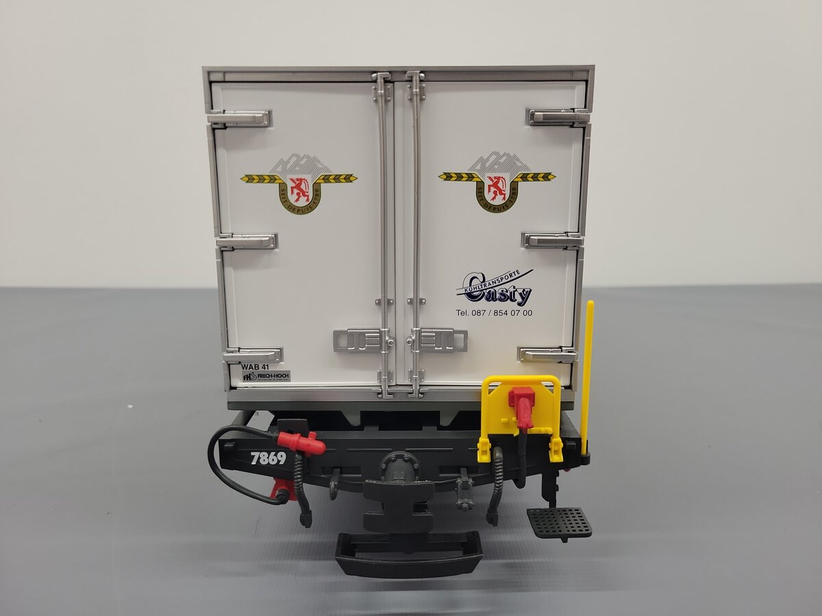 LGB 40890 Calanda Brau Container Car (metal wheels) EX/Box