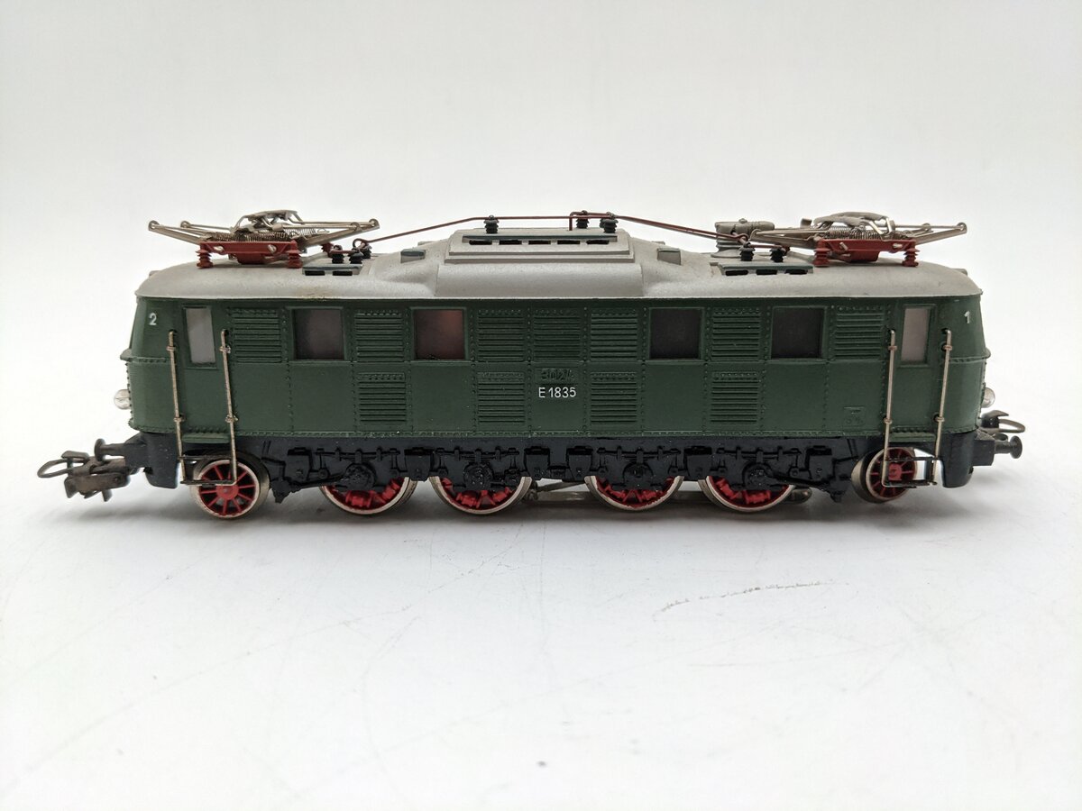 Marklin 3024 HO Scale Green Electric Locomotive #E1835 EX/Box