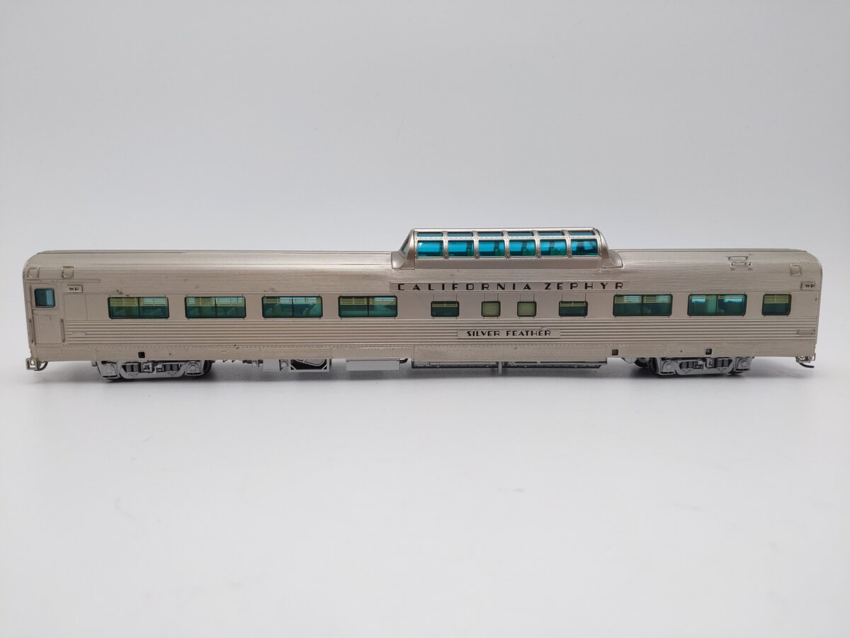 Broadway Limited 525 HO WP Cali Zephyr "Silver Feather" Vista Dome Car #812 EX/Box