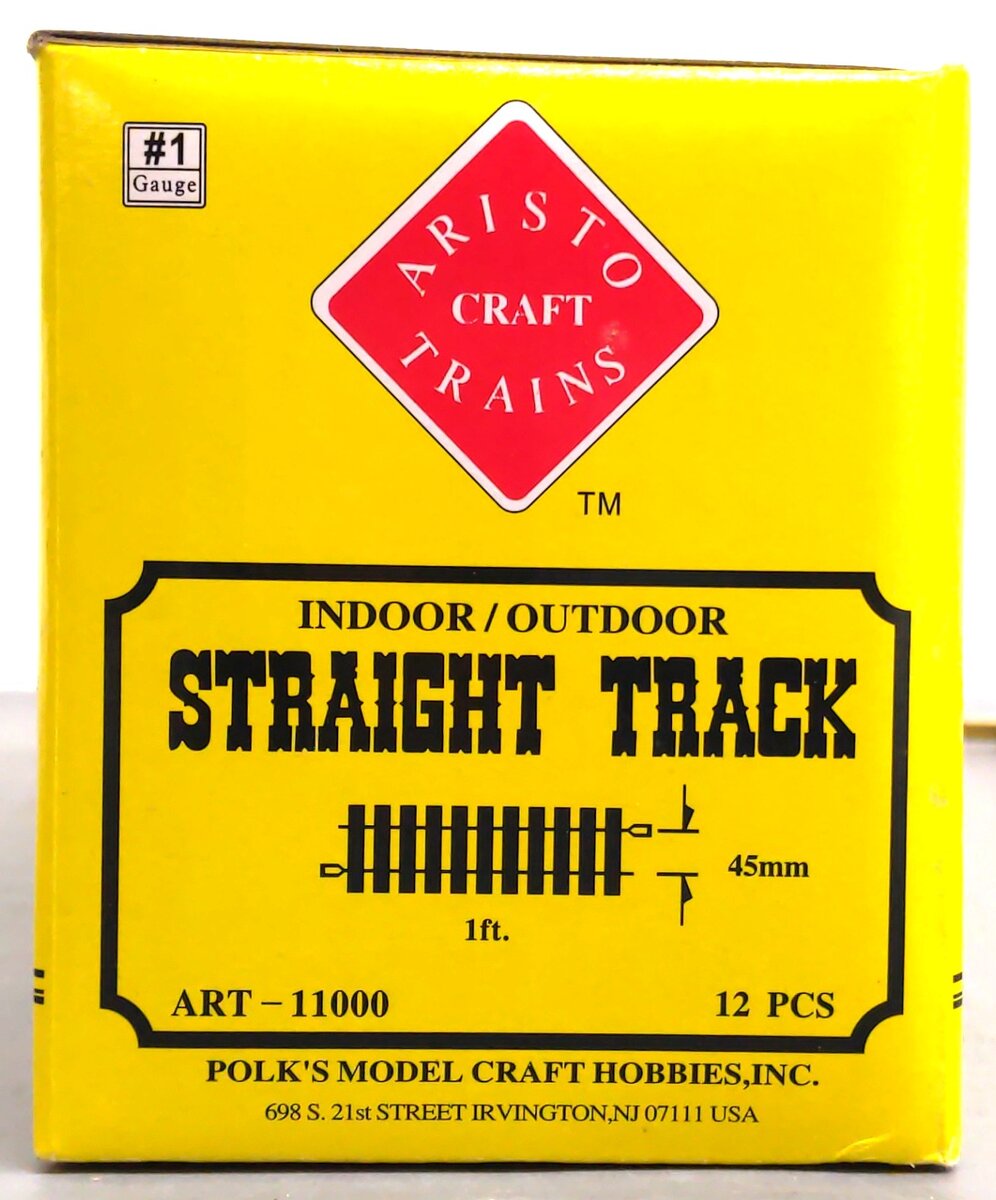 Aristo-Craft 11000 Euro Style Brass 12" Straight Track (12) EX/Box