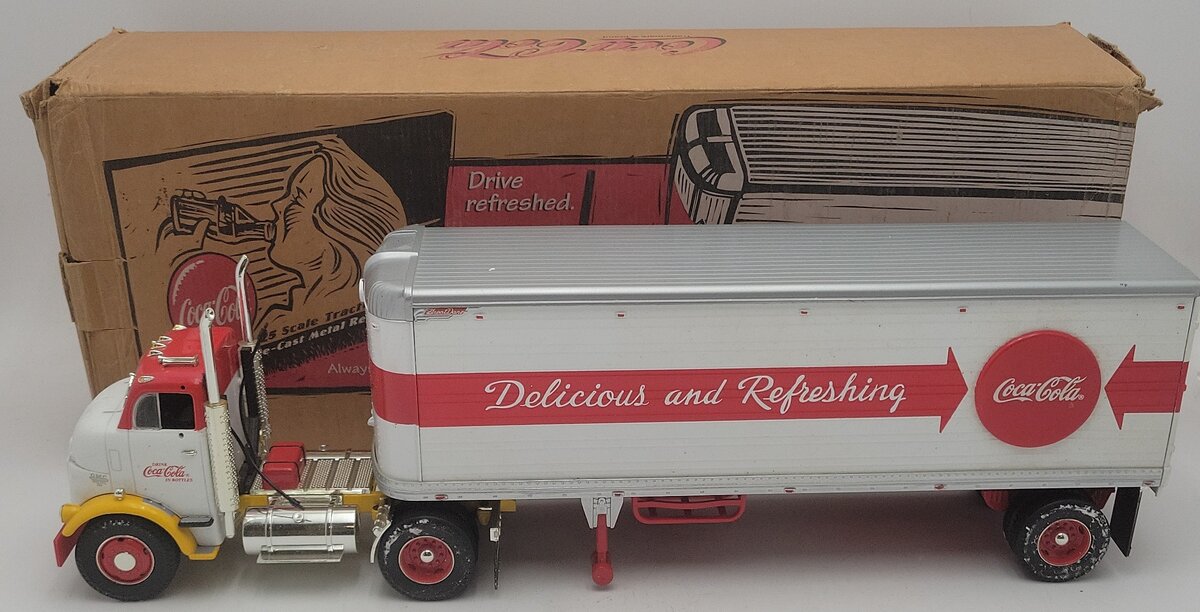 Ertl H843 1:25 Coca-Cola Tractor Trailer EX/Box