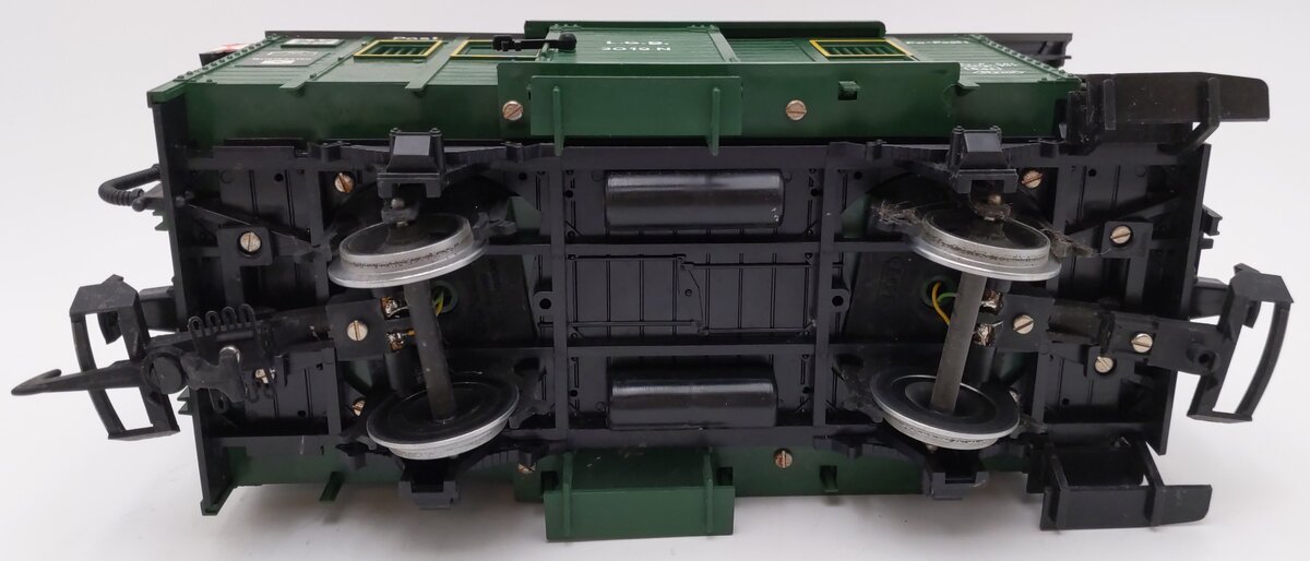 LGB 3019N G Scale Green Post Boxcar (Metal Wheels) VG