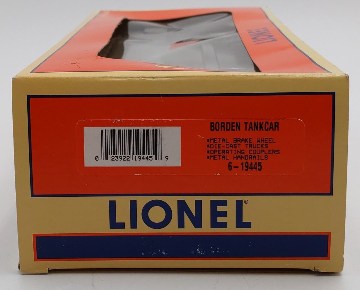 Lionel 6-19445 O Gauge Borden Milk Tank Car #520 VG/Box