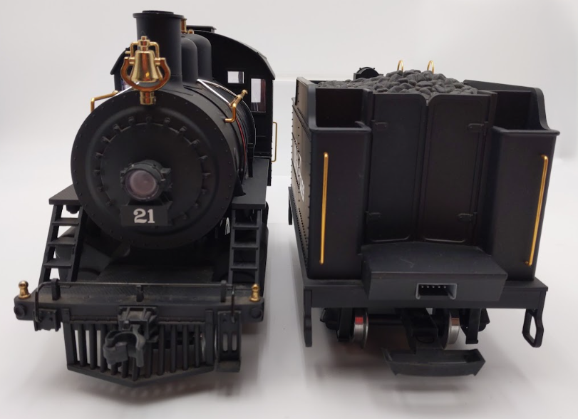 LGB 72425 G Gauge White Pass 2-4-0 Steam Locomotive & Tender #21 EX