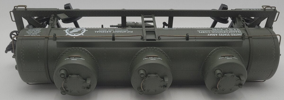 Aristo-Craft 41620 US Army Triple Dome Tank Car EX/Box
