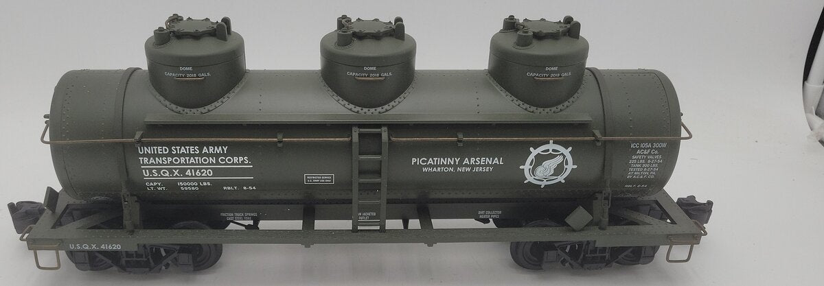Aristo-Craft 41620 US Army Triple Dome Tank Car EX/Box
