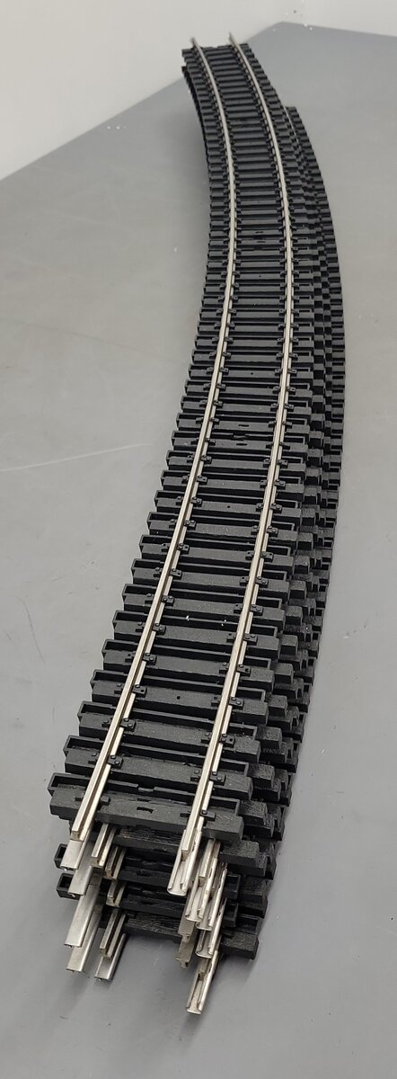 Aristo-Craft 20125 G USA Stainless Steel 20 Foot Curved Track [10] EX