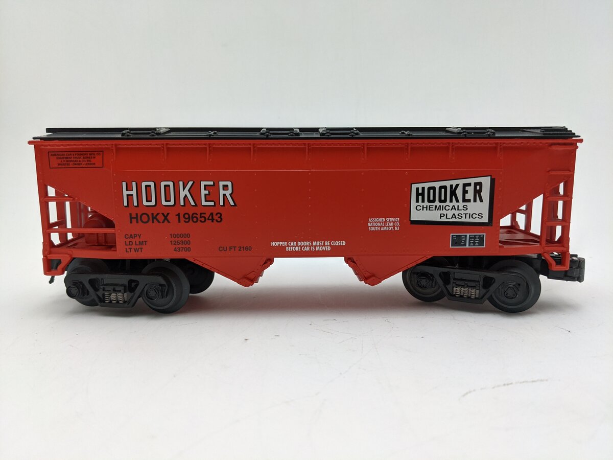 RMT 96397 O Gauge Hooker 2-Bay Covered Hopper #196543 EX