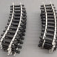 Aristo-Craft 12111 Euro Style 4' Aluminum Curved Track Sections [12] VG