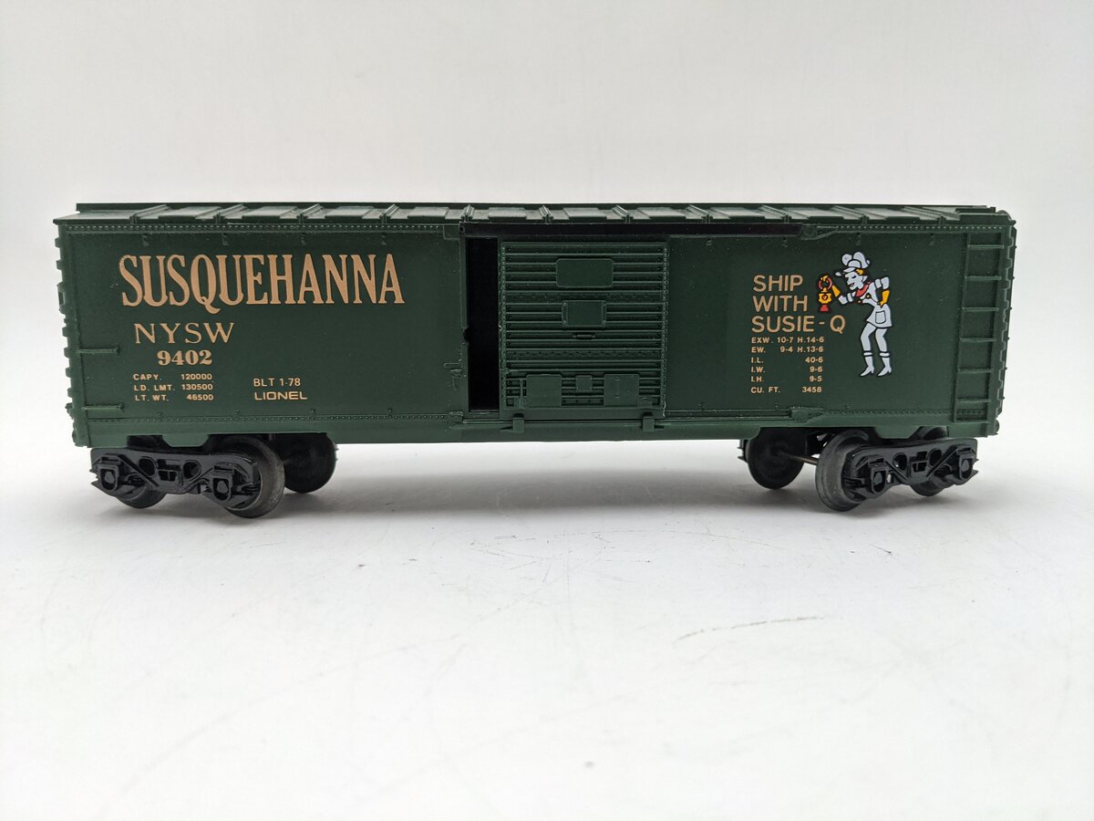 Lionel 6-9402 O Gauge Susquehanna Boxcar #9402 EX