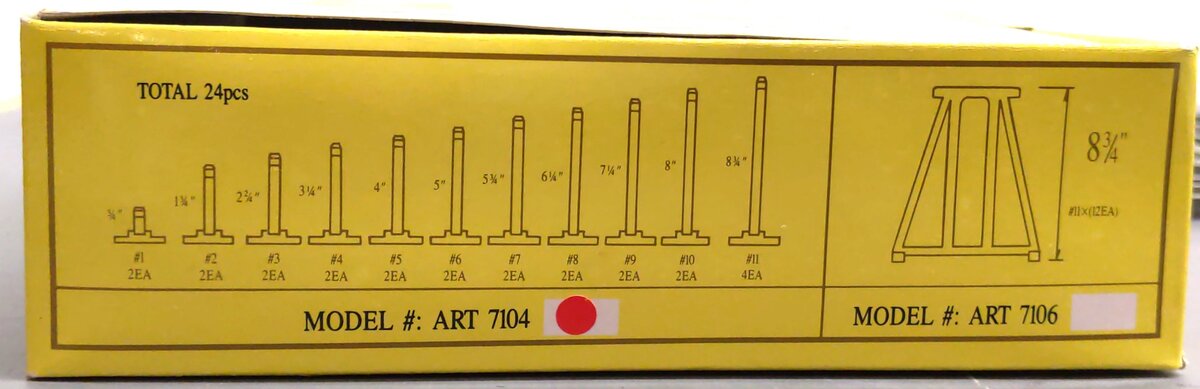 Aristo-Craft 7104 G Over & Under Trestle Set NIB