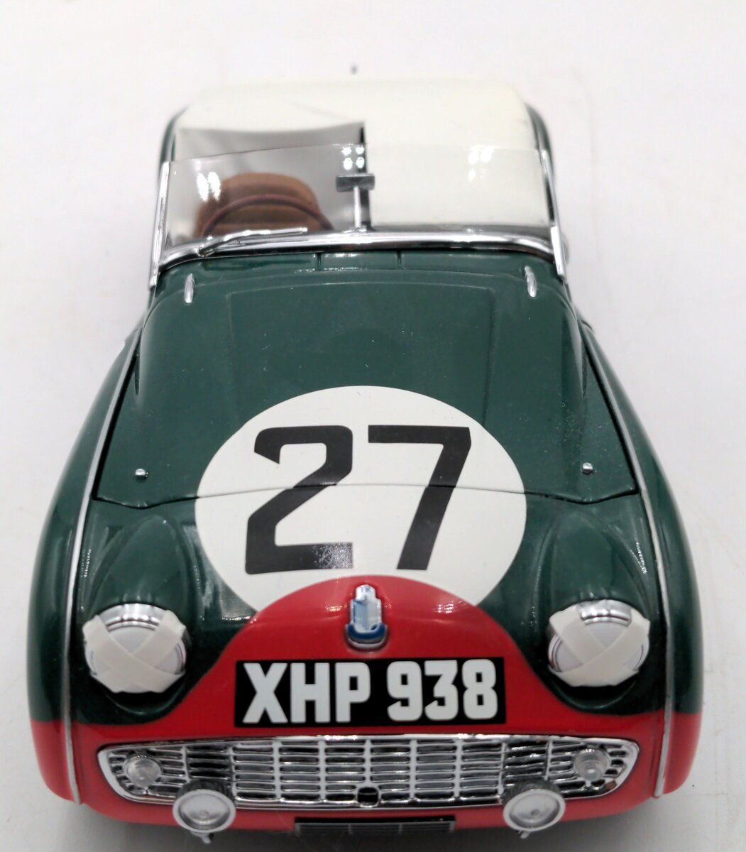 Kyosho 7025G 1:18 Scale Diecast Triumph TR3A #27 EX