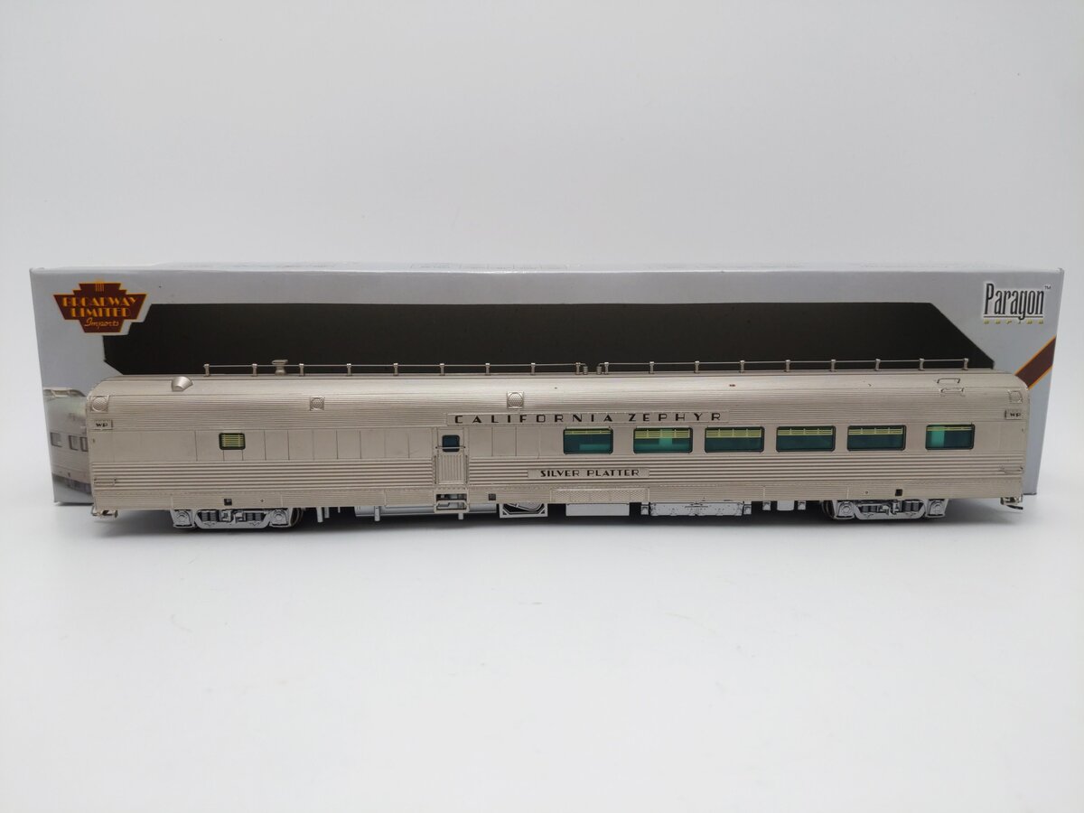 Broadway Limited 528 HO WP/CZ 'Silver Platter' Diner Passenger Car #842 EX/Box