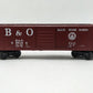 MTH 30-7429 O Gauge Baltimore & Ohio Rounded Roof Boxcar #385186 EX