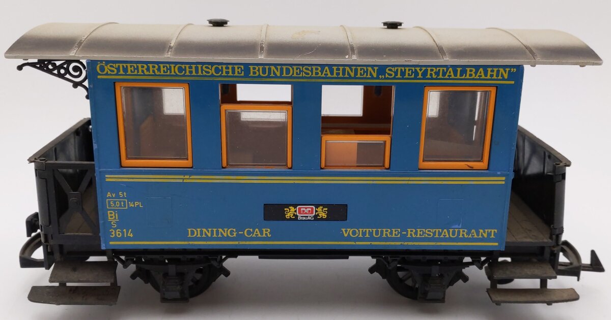 LGB 3013 G Gauge Osterreichische Bundesbahnen Steyrtalbahn Dining Car