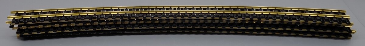 Aristo-Craft 11820 Euro Brass 20 Ft. Diameter Curved Track [7] EX