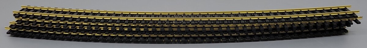 Aristo-Craft 11820 Euro Brass 20 Ft. Diameter Curved Track [7] EX