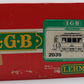 LGB 2035 G Scale Unlettered Yellow Motorized Trolley EX/Box