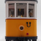 LGB 2035 G Scale Unlettered Yellow Motorized Trolley EX/Box