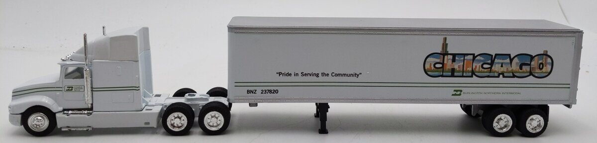 K-Line K810903 Burlington North Chicago Heavy Hauler Semi-Truck & Trailer LN/Box