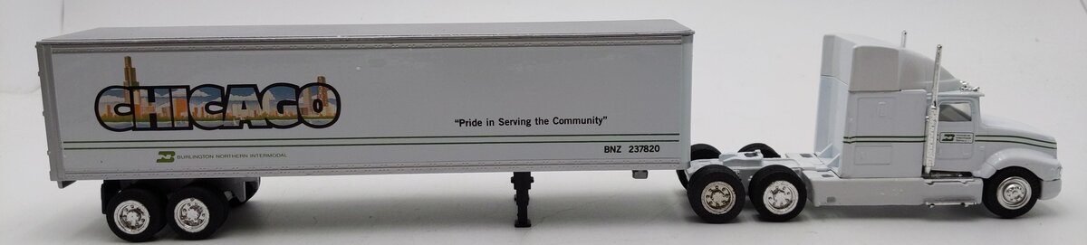 K-Line K810903 Burlington North Chicago Heavy Hauler Semi-Truck & Trailer LN/Box