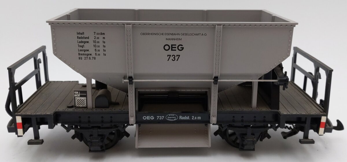 LGB 4041 G Scale OEG Ballast Car #737 VG