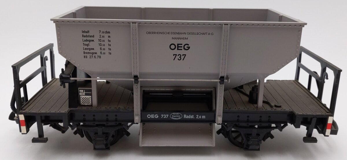 LGB 4041 G Scale OEG Ballast Car #737 VG