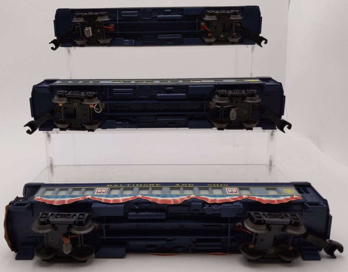 Lionel O Scale Baltimore & Ohio Passenger Cars; 6-9516, 6-9524, 6-9529 [3] VG/Box