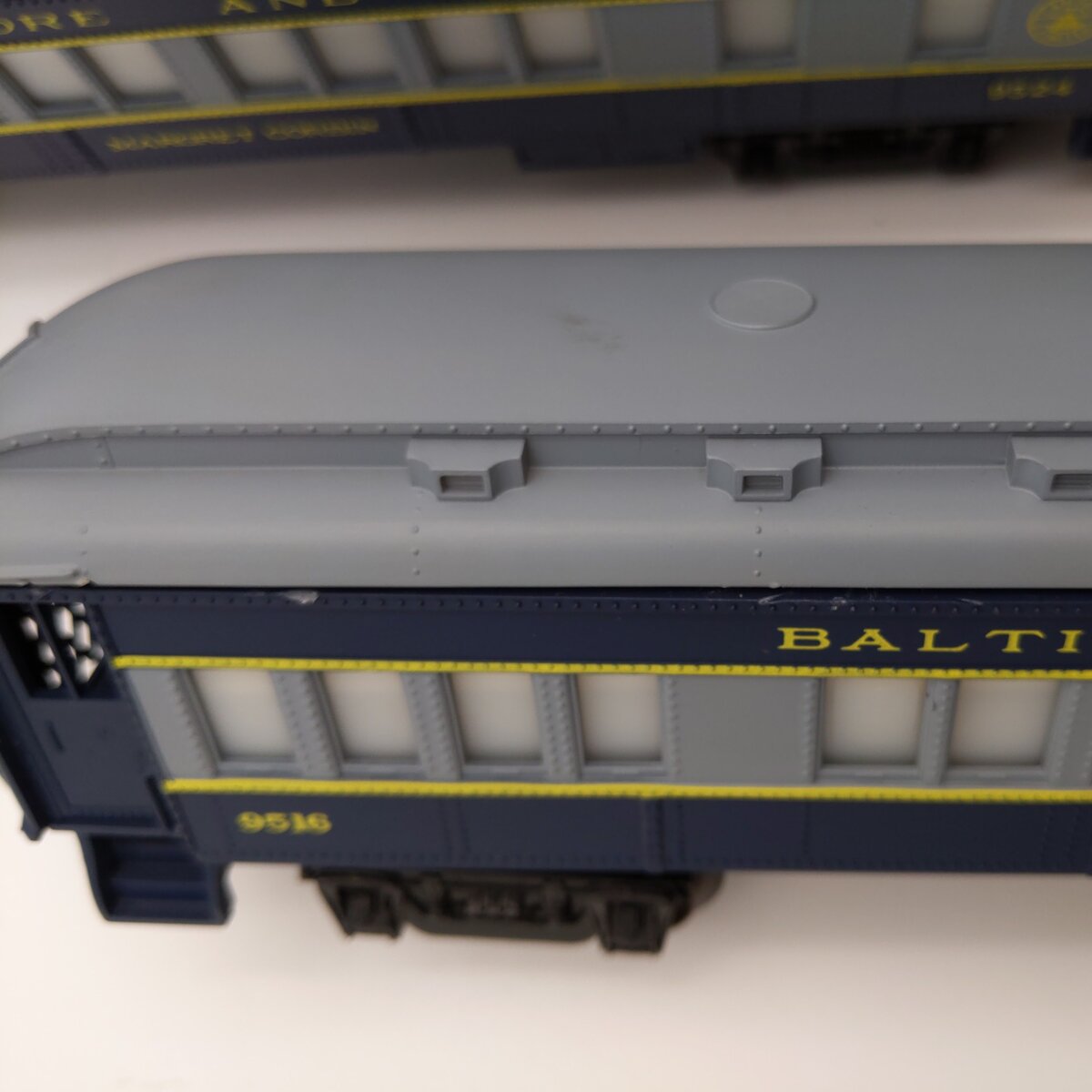 Lionel O Scale Baltimore & Ohio Passenger Cars; 6-9516, 6-9524, 6-9529 [3] VG/Box