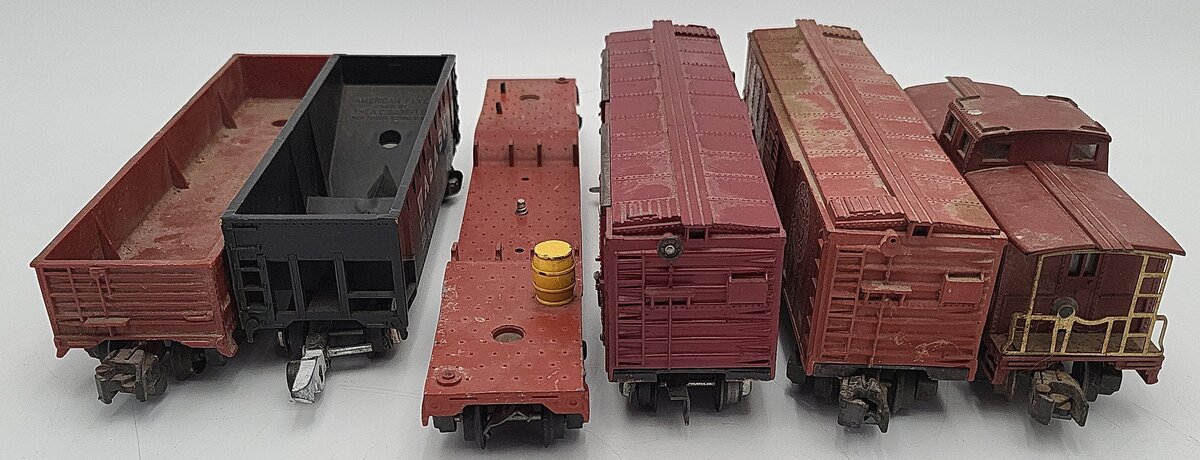 American Flyer Vintage S Gauge Cars: 24106, 640, 930, 942, 24533, 736 [6] VG