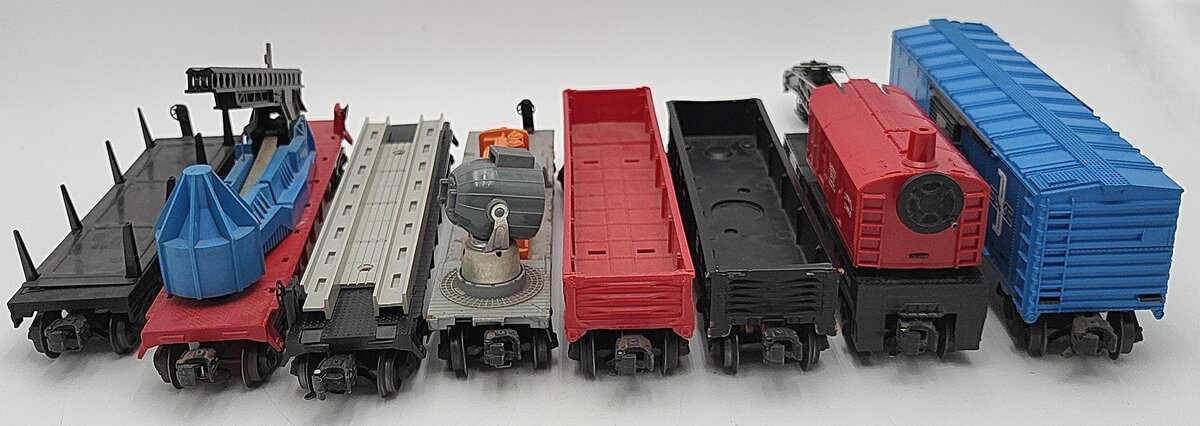 Lionel Vintage O Gauge Freight Cars: 6650,3520,6560,3461,347000,6262,6462 [8] VG