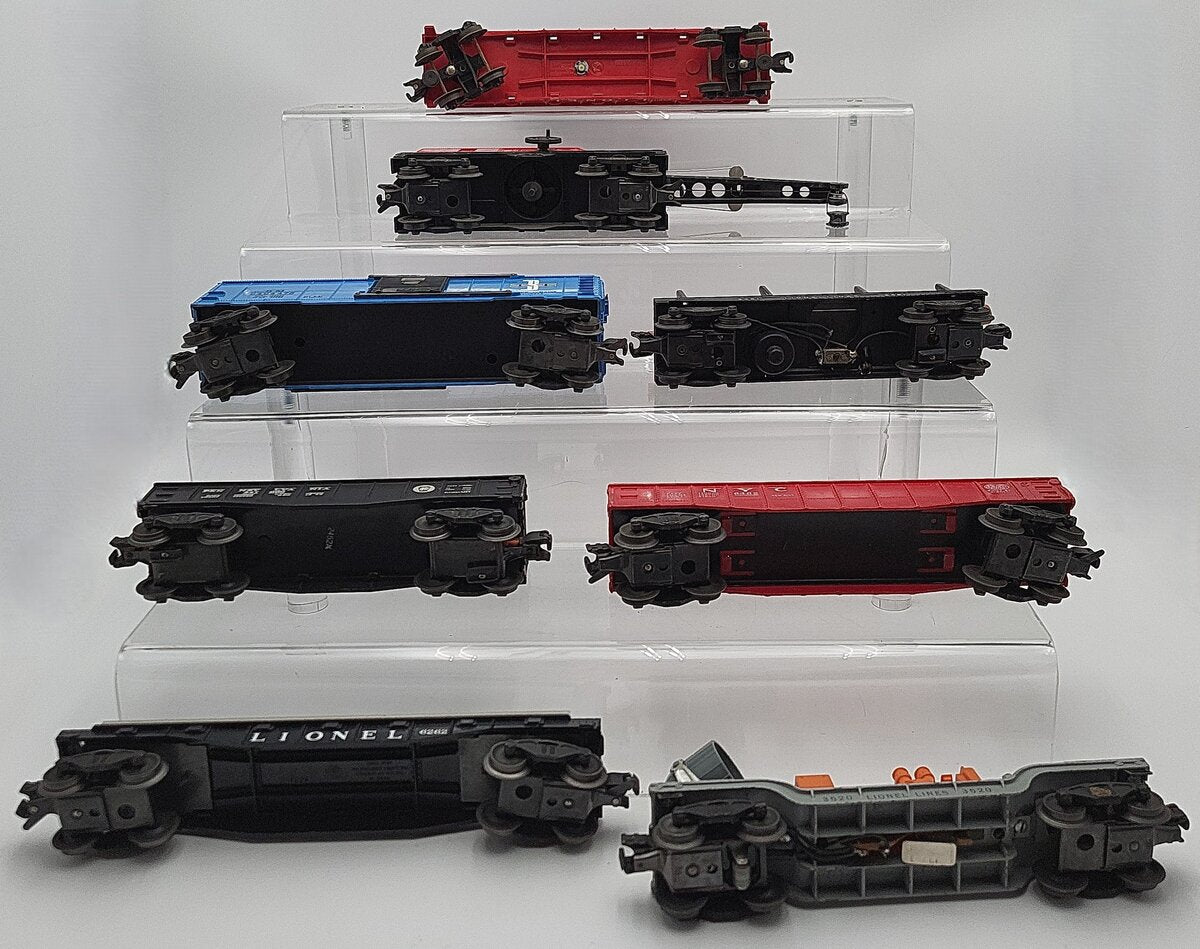 Lionel Vintage O Gauge Freight Cars: 6650,3520,6560,3461,347000,6262,6462 [8] VG