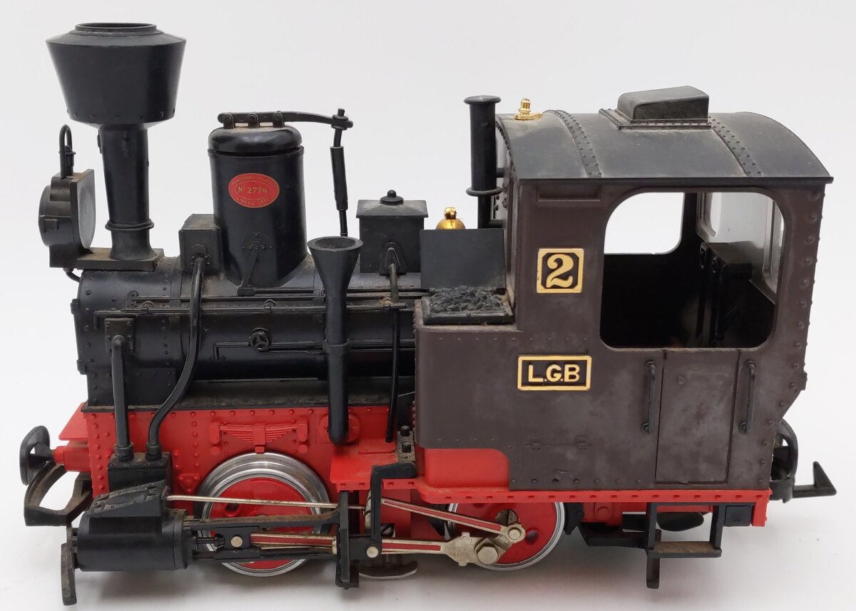 LGB 2020 G Scale 0-4-0 Staintz Brown Steam Locomotive #2