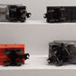 Lionel O Gauge Assorted Freight Cars [4]/Box