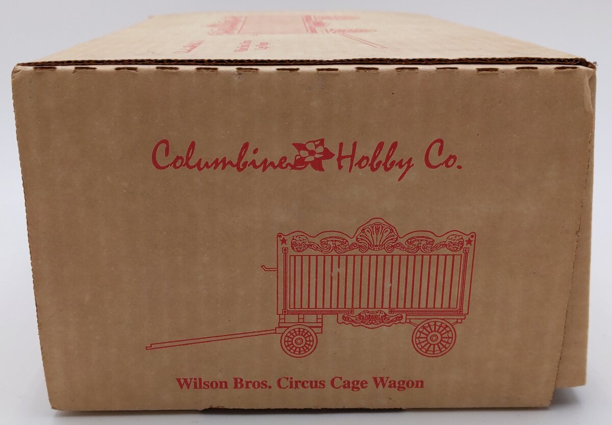 Columbine Hobby Co. G Scale Wilson Bros. Circus Cage Wagon NIB