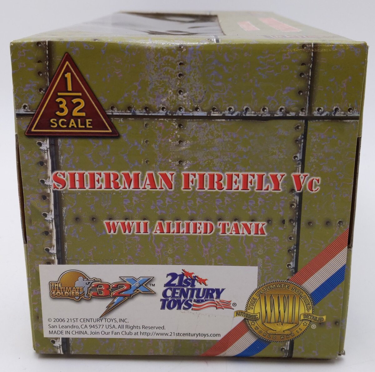 The Ultimate Soldier 99350 1:32 Scale Sherman Firefly Vc Tank T228921 EX/Box