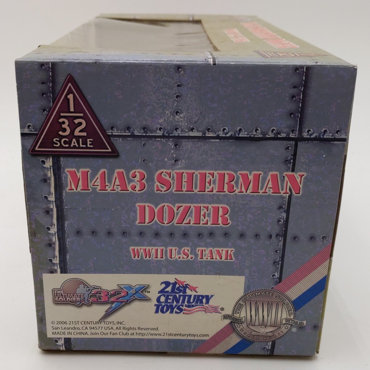 21st Century 99352 1:32 The Ultimate Soldier M4A3 Sherman Dozer WWII U.S. Tank LN/Box