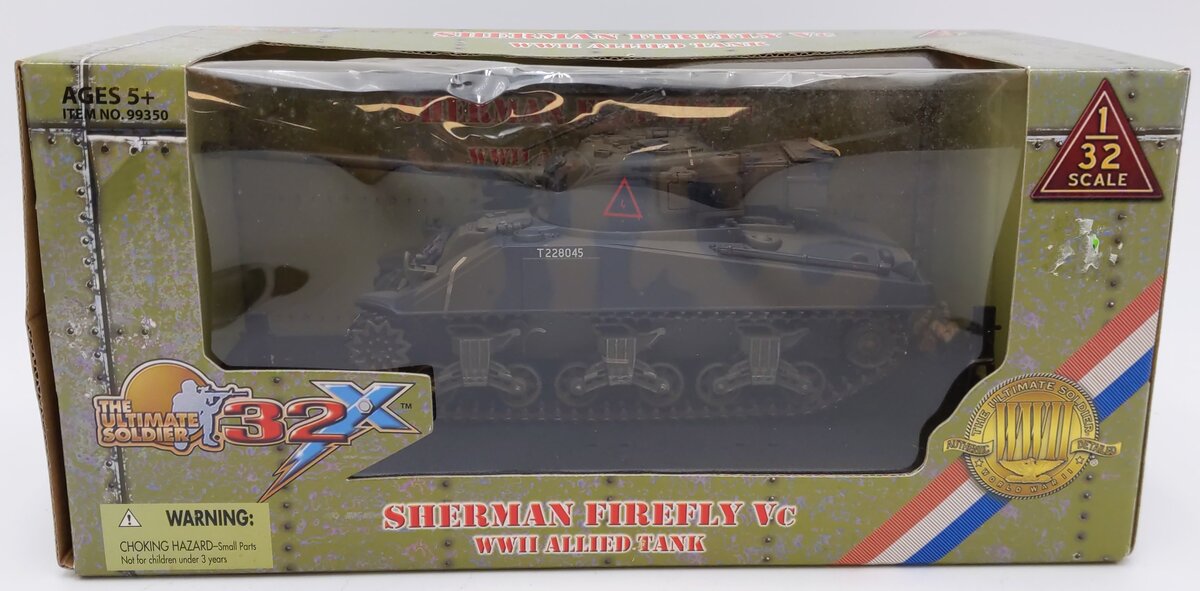 The Ultimate Soldier 99350 1:32 Scale Sherman Firefly Vc Tank T228921 EX/Box