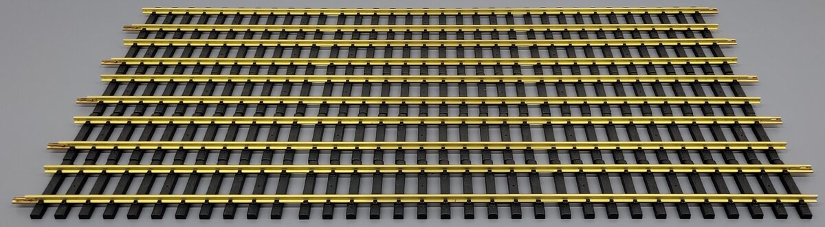 Aristo-Craft 11070 G Scale Euro Brass 3' Straight Track [5] VG