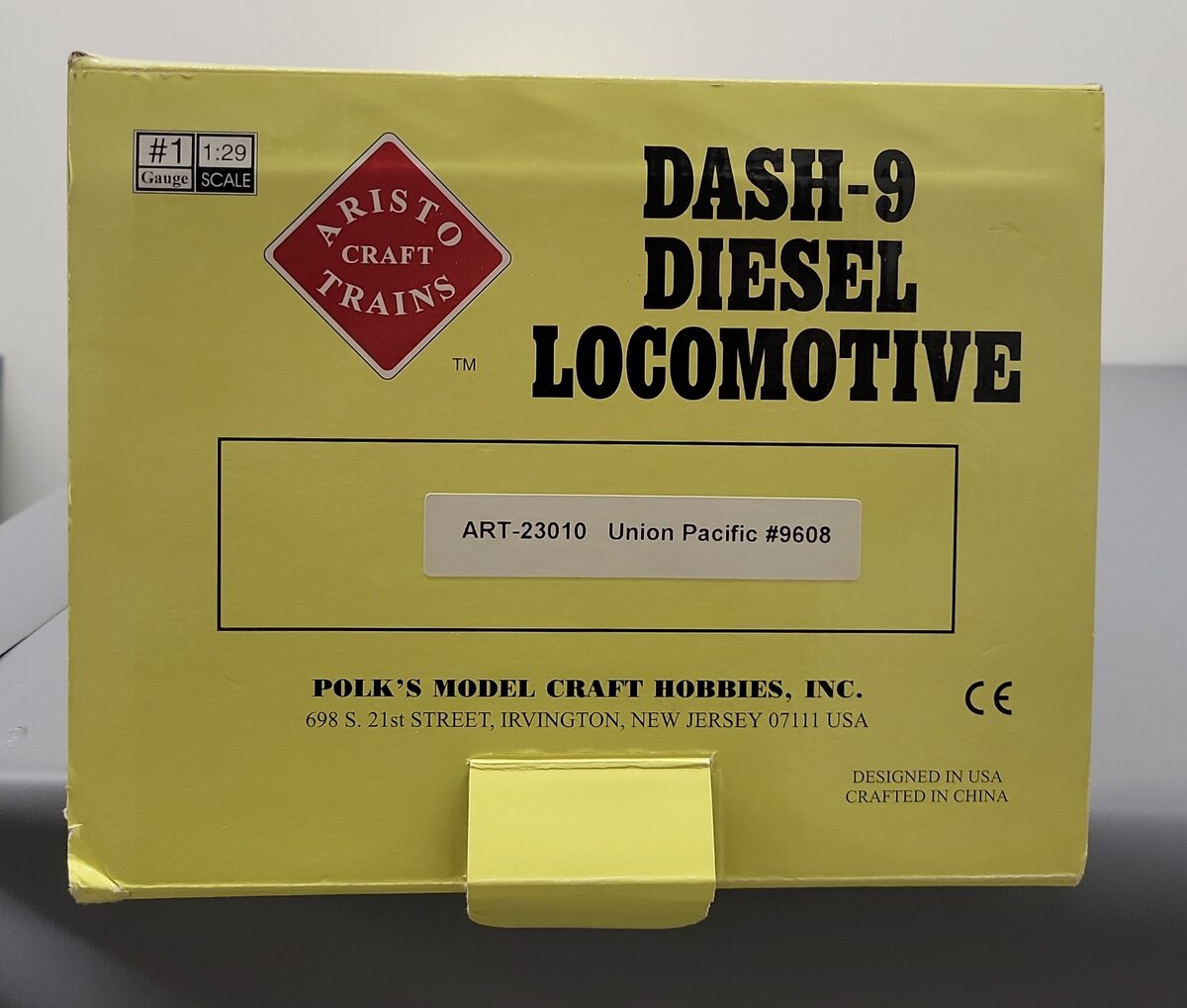 Aristo-Craft 23010 UP Flag & Wings Dash 9-44CW Diesel Locomotive #9608 EX/Box